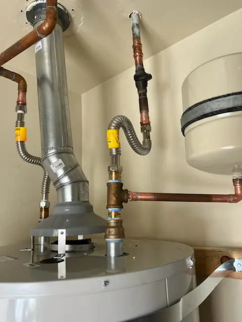 Water heater installation and plumbing repair in Browntown